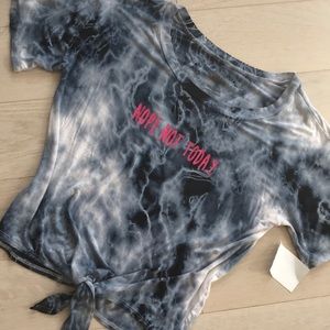 New with tags Nope not today tie-dye T-shirt